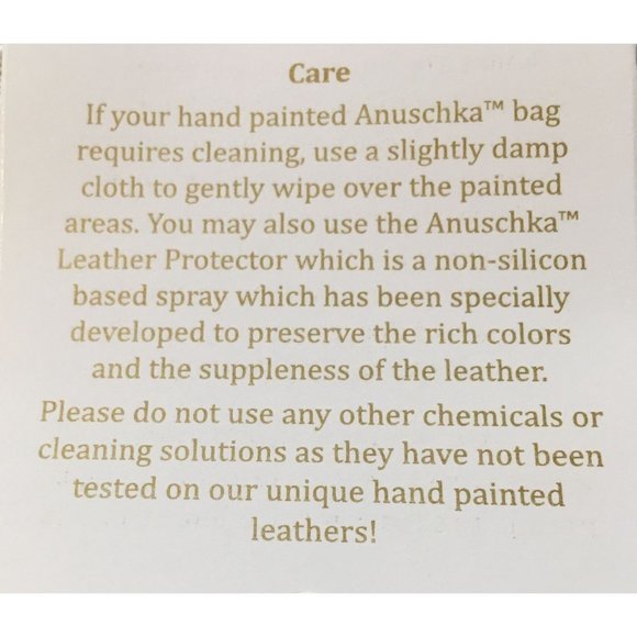 Anuschka NEVER USED Handpainted Leather Crossbody Bag Saddle Paisley - Picture 12 of 12